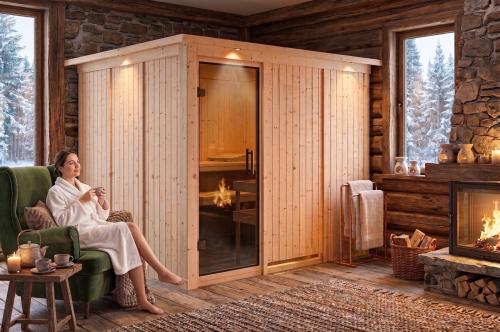 finská sauna KARIBU GOBIN (75766)