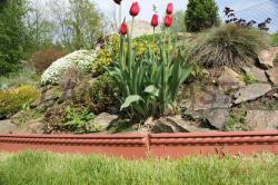 Zahradní obrubník v pásu Garden Braid 1,12 m terracotta