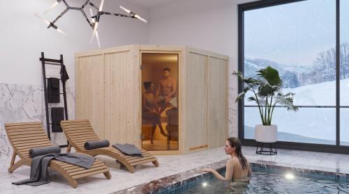 finská sauna KARIBU MALIN (59656)