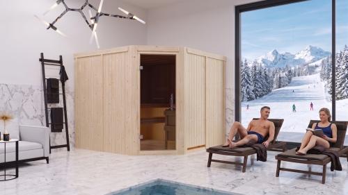 finská sauna KARIBU MALIN (75789)