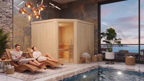 finská sauna KARIBU MALIN (85652)
