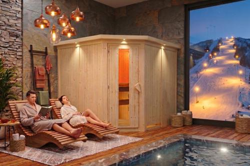 finská sauna KARIBU MALIN (75782)