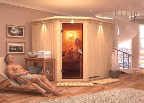 finská sauna KARIBU MALIN (47120)