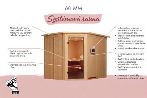 finská sauna KARIBU MALIN (75790)