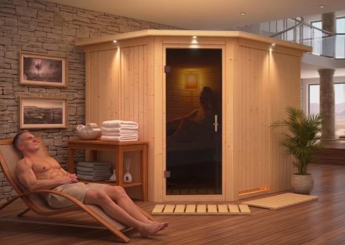 finská sauna KARIBU MALIN (75790)