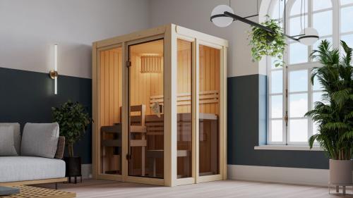 finská sauna KARIBU IRAVA 1 (86)