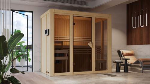 finská sauna KARIBU IRAVA 2 (87)