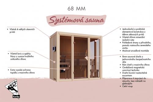 finská sauna KARIBU IRAVA 3 (88)