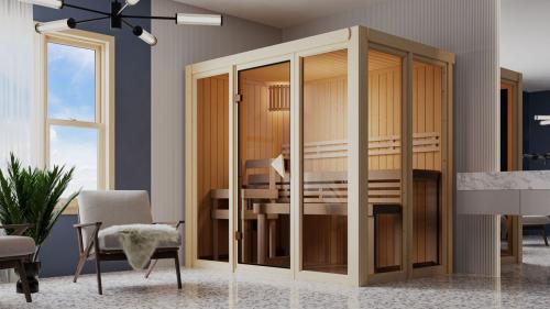 finská sauna KARIBU IRAVA 3 (88)