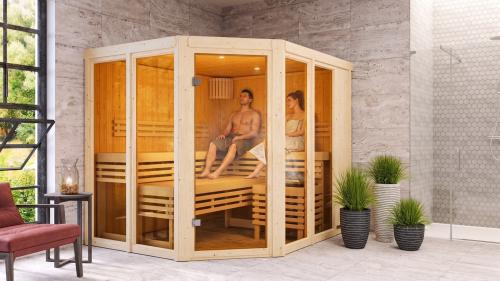 finská sauna KARIBU AINUR  (6098)