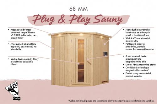 finská sauna KARIBU NANJA (59777)