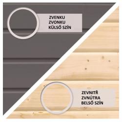 dřevěný domek KARIBU ASKOLA 4 (91430) terragrau - V228