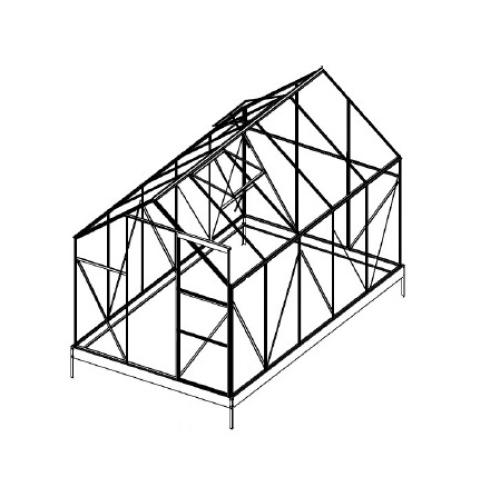 náhradní prosklení pro skleník LANITPLAST SARANA 6x10 PC 4 mm