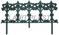 Dekoratívne záhradné oplotenie 60 x 36,5 cm zelená farba
