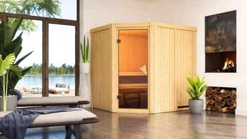 finská sauna KARIBU LILJA (59781)