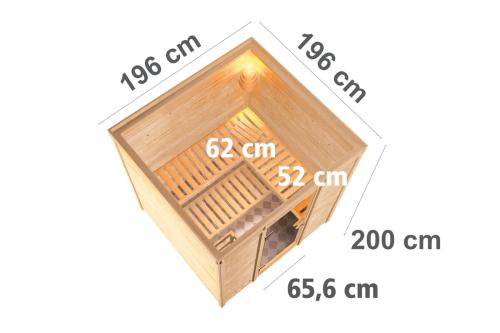 finská sauna KARIBU MOJAVE (71394)