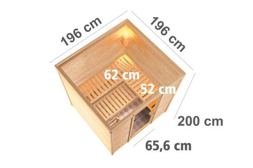 finská sauna KARIBU MOJAVE (85713)