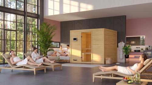 finská sauna KARIBU SONARA (85717)