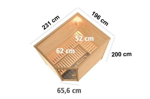 finská sauna KARIBU TANAMI (54467)