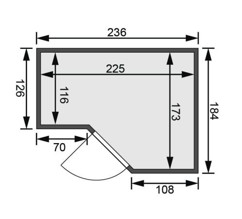 finská sauna KARIBU AMARA (71289)