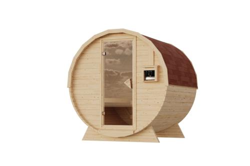 finská sauna KARIBU FASSAUNA 1,5 (66613)