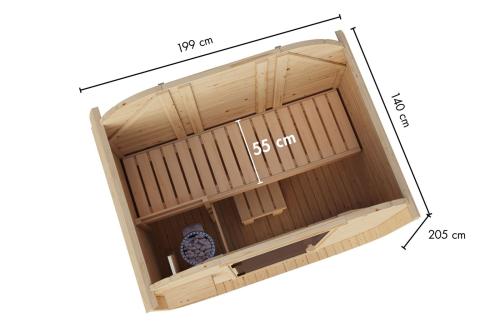 finská sauna KARIBU QUADRO 0 (66626)