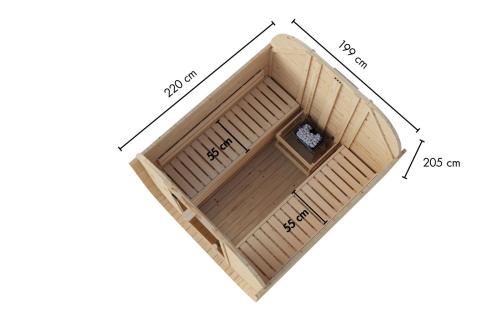 finská sauna KARIBU QUADRO 2 (66636)