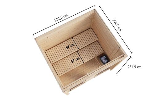 finská sauna KARIBU HYCORE 2 (66649)