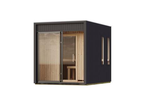 finská sauna KARIBU DELANO (66704) antracit