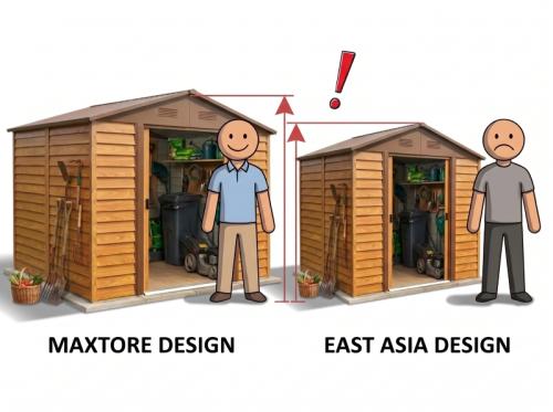 zahradní domek LANITPLAST MAXTORE WOOD 1112 - V230