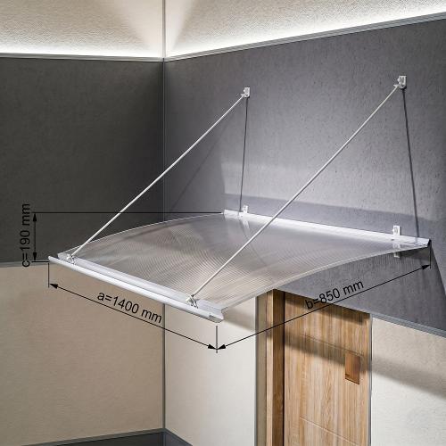 bejárati előtető LANITPLAST TURKUS 140/85 fehér