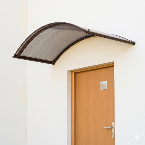 strieška nad dvere LANITPLAST TOPAZ 130/70 hnedá