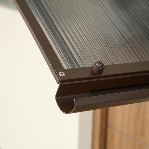 strieška nad dvere LANITPLAST TOPAZ 130/70 hnedá