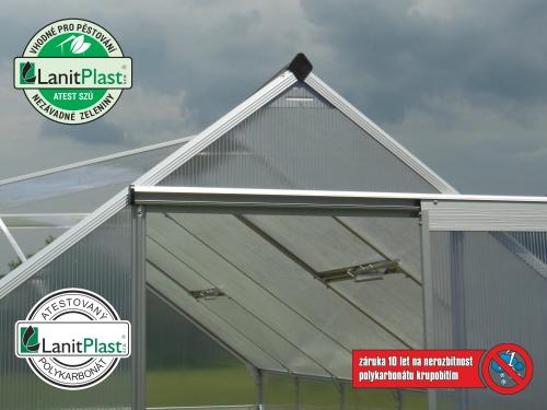skleník LANITPLAST PLUGIN NEW 6x12 BASIC