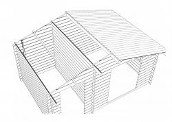 zahradní domek SOLID LEIPZIG S8342 R0