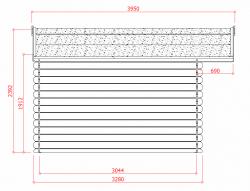 Dřevěný zahradní domek Solid THUN - dveře R8 (S8385)