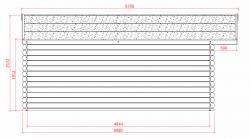 Dřevěný zahradní domek Solid MONTREUX - dveře R6 (S8344)