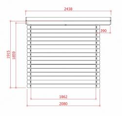 zahradní domek SOLID LANTEN S8784 R6