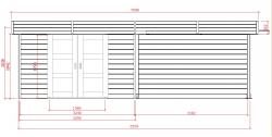 zahradní domek SOLID ARHUS S8387 R0