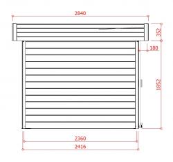 zahradní domek SOLID ARHUS S8387 R0