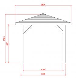 SOLID PAVILION S7701 impregnovaný