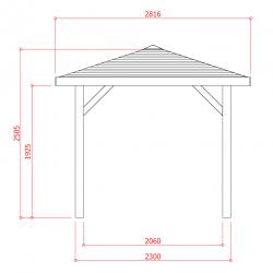 SOLID PAVILION S7701 impregnovaný