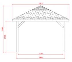 SOLID PAVILION S7821 impregnovaný