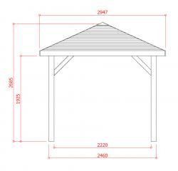 SOLID PAVILION S7704 impregnovaný