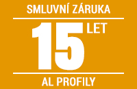 Smluvní záruka 15 let na AL konstrukci