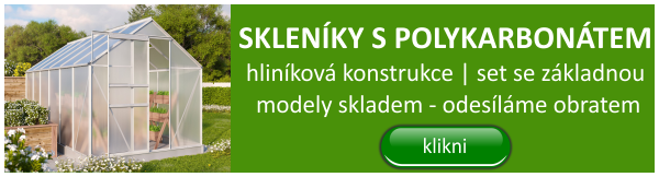 Skleníky s polykarbonátem